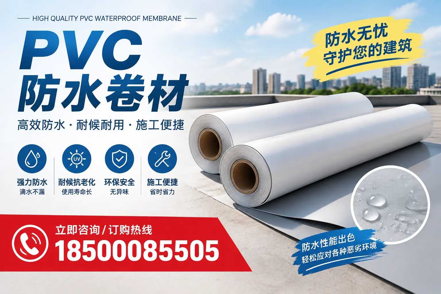 如何正确储存PVC防水卷材？定西用户的实用建议