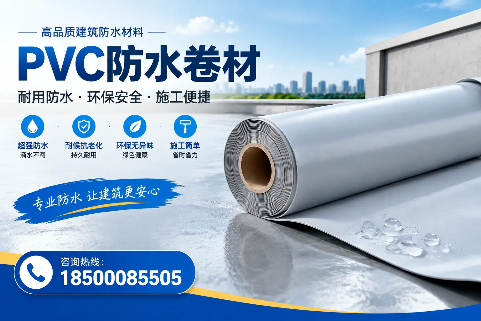 PVC防水卷材选型对比：如何做出明智选择？定西指南